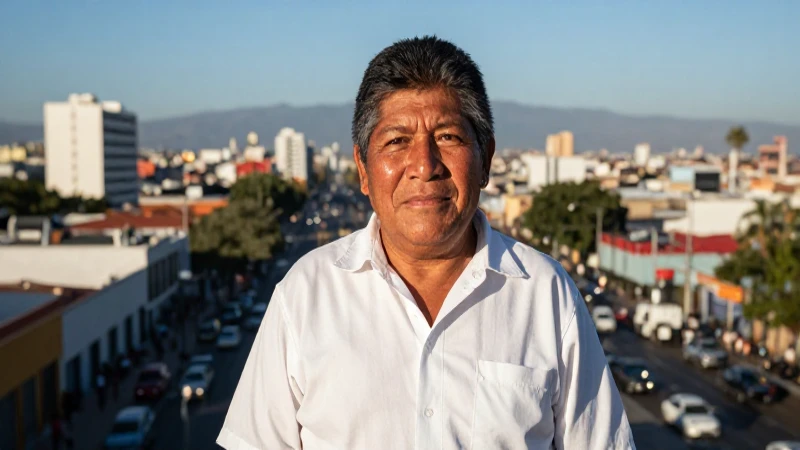 Luz matutina en una ciudad mestiza