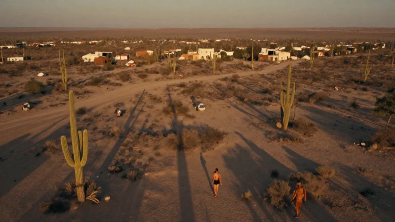 Población de Sonora: Datos Sorprendentes que No Conocías 7 Desierto mexicano al atardecer, árido y dramático