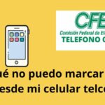 Por qué no puedo marcar al 071 desde mi celular Telcel