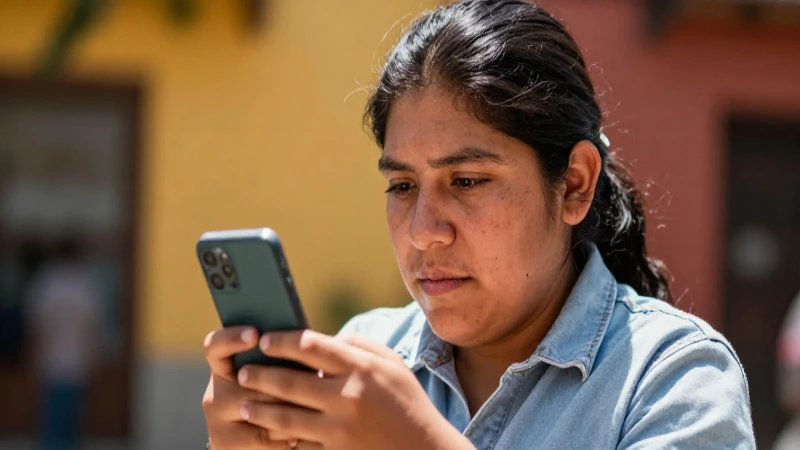 Joven mestiza mexicana, radiante bajo el sol
