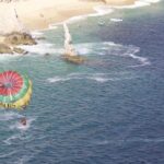 Preparado para desafiar los cielos de Los Cabos en parapente