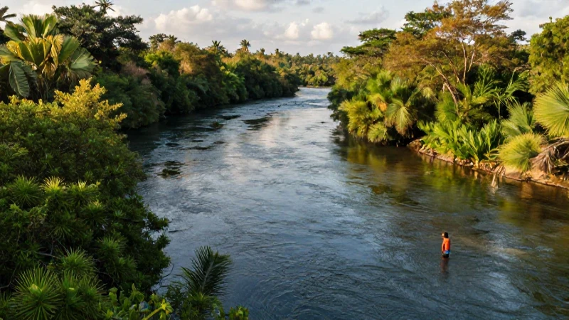 Ríos y Presas en Tamaulipas: Importancia y Belleza Reveladas 7 Paisaje tamaulipeco, exuberante y dorado al atardecer