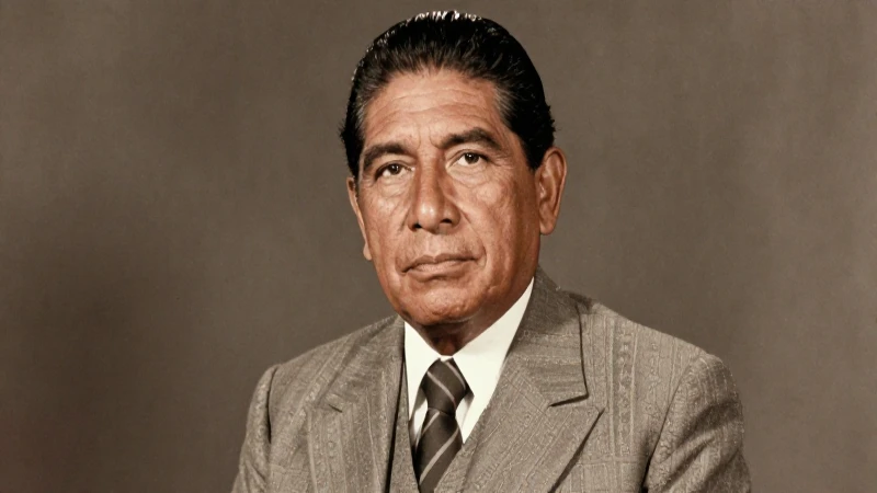 Retrato histórico de Manuel Ávila Camacho, mestizo y bronceado