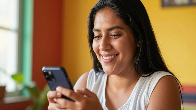 Cómo gestionar un Préstamo Digital de Coppel en México 4 Mujer mestiza sonríe bajo luz cálida