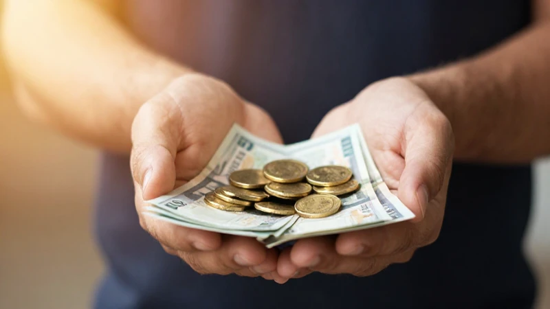 Préstamos Nacional Monte de Piedad en México 6 Hombre sostiene dinero en luz cálida