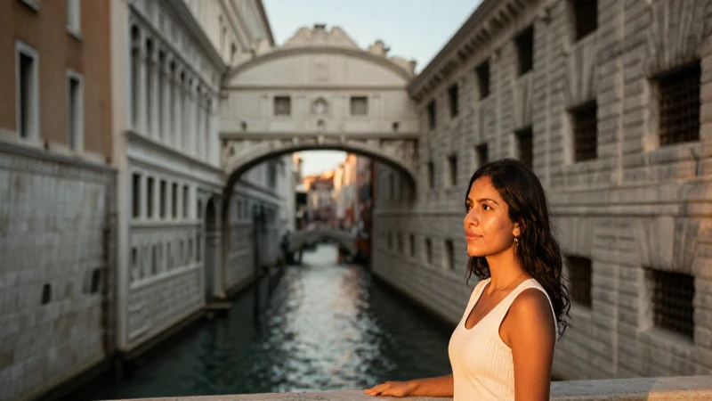 Puente de Los Suspiros: DESCUBRE su MISTERIO y BELLEZA 2 La foto captura romance veneciano y arquitectura italiana