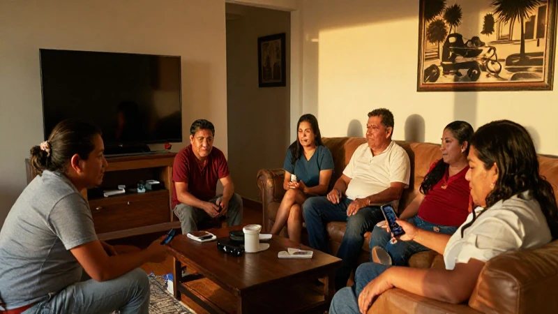Izzi o Telmex: cuál es la mejor opción en México 3 Familia mestiza disfruta de un hogar cálido
