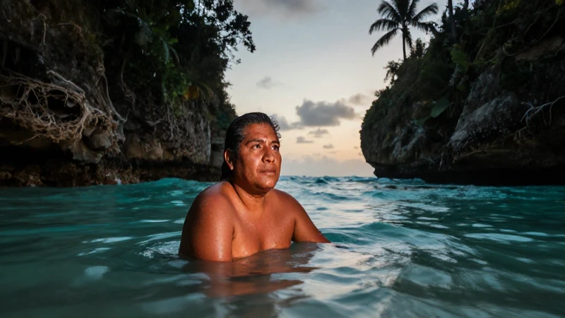 Calidez mexicana en la playa al atardecer