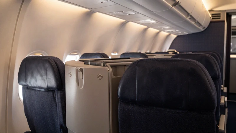 Asiento lujoso en un avión de Aeroméxico