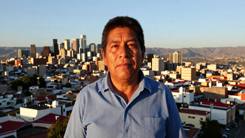 Mexicano, La Paz, atardecer documental
