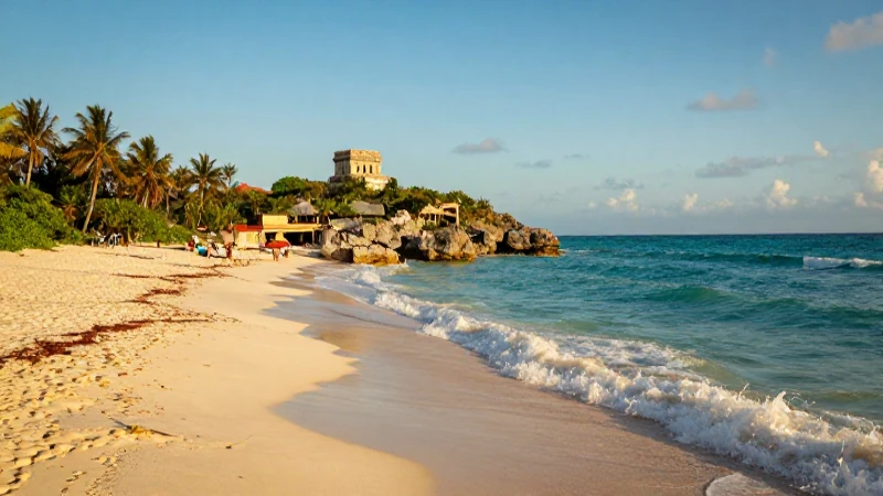 Actividades gratuitas en Tulum para disfrutar al máximo 3 Tulum: playa, cenote y luz dorada cinematográfica