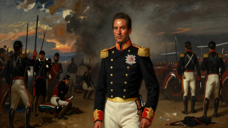 Ignacio Comonfort: Su Impacto como 25° Presidente de México 7 Comonfort, emperador mexicano, en campo batalla