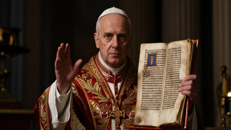 Las Bulas Papales: Descubre su Mysterio y Poder en la Iglesia 6 El Papa, iglesia, bula y tensiones históricas