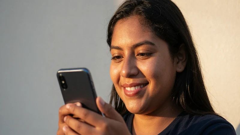 Es confiable Digitt para solicitar préstamos en México 6 Joven mexicano sonríe con un teléfono moderno