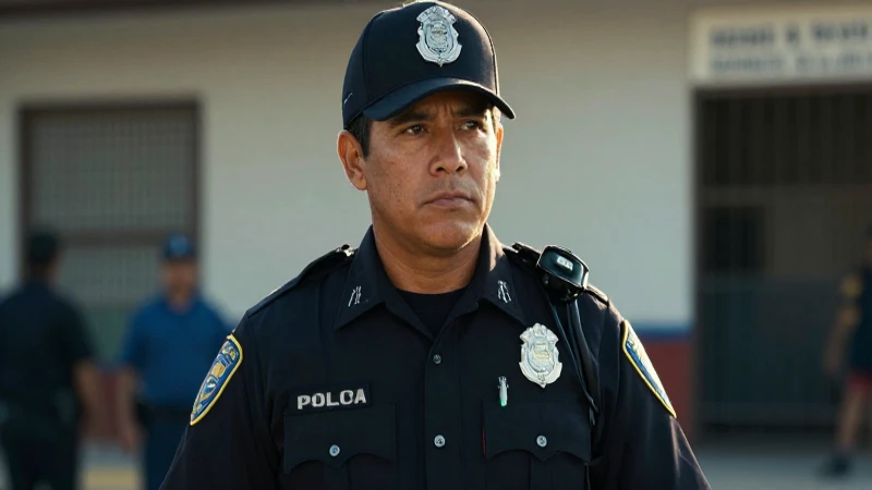 Requisitos para ser Policía Estatal en México en 2026 5 Oficial mexicano con piel bronceada y detalle cinematográfico
