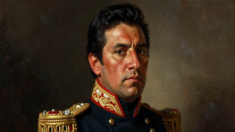 Conoce la Fascinante Vida de Vicente Guerrero, el 2º Presidente 5 Retrato realista de Vicente Guerrero en uniforme militar