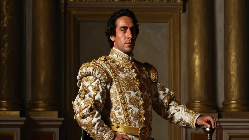 Felipe V, rey mestizo, retratado en un palacio