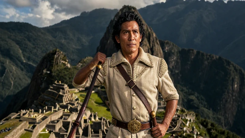Alvarado conquista ruinas incas dramáticamente