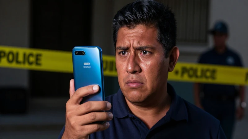 Cómo eliminar un reporte de robo en un Samsung J6 5 Un Samsung J6, un rostro mexicano, tensión palpable