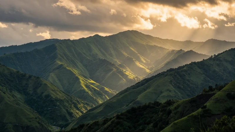 RELIEVE DE HIDALGO: DESCUBRE sus IMPACTANTES RELIEVES 8 Paisaje montañoso vibrante, realista y cinematográfico