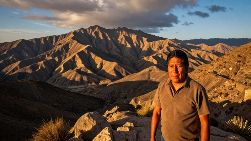 Paisaje mexicano dramático al atardecer, épico y vibrante