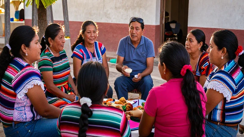 Explora las Impresionantes Sierras de Sinaloa y su Belleza 6 Familia mexicana en ambiente rústico y colorido