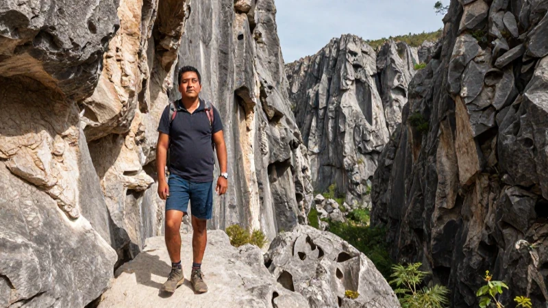 Descubre la Magia Oculta de las Sierras de Tamaulipas 6 Explorador mestizo disfruta de imponentes acantilados al sol