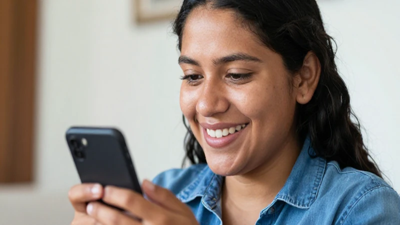 Qué hacer si te roban el celular y eres cliente de Movistar 4 Joven mexicana sonríe alegremente con el móvil