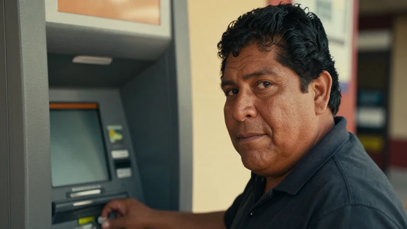 Dónde puedo retirar dinero con mi tarjeta de débito Santander 5 Cajero mexicano bajo luz cálida y cinematográfica