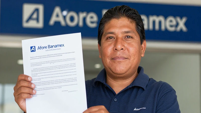 Mexicano con documento financiero, luz suave