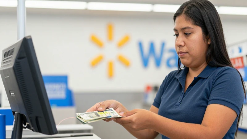 Mexicano mestizo paga en Walmart con efectivo