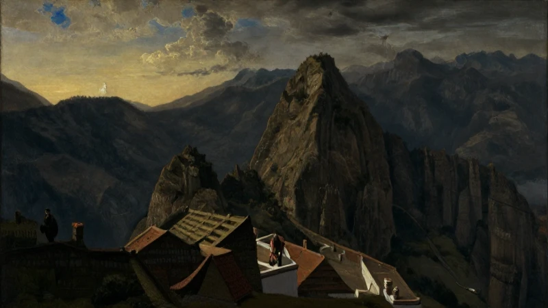 Carlos I, paisaje andino dramático del siglo XVII