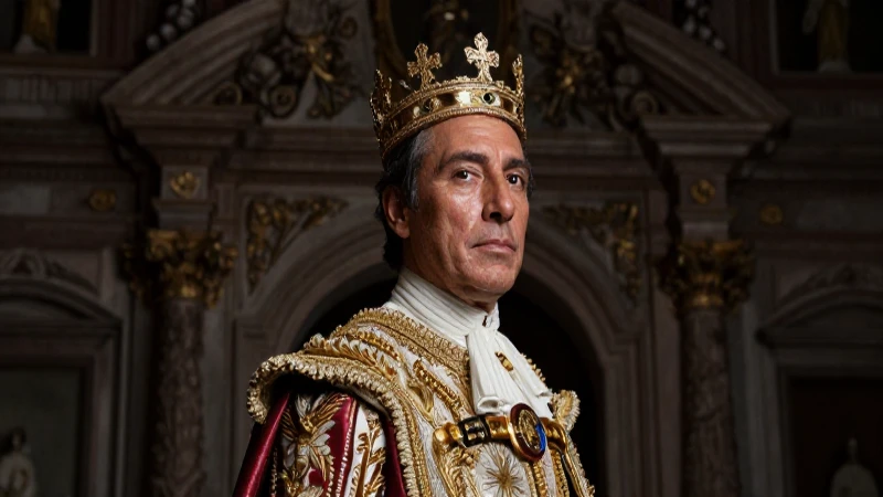Retrato barroco de Fernando VI, con rasgos mestizos