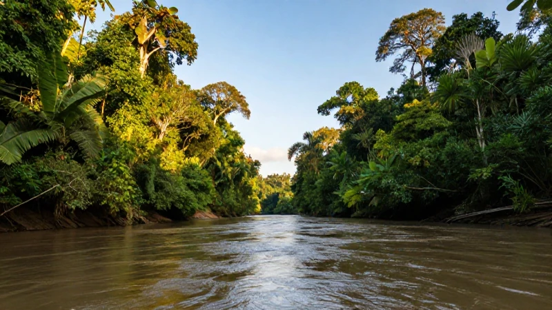 RÍOS en Chiapas: DESCUBRE sus LAGOS, PRESAS y ACUÍFEROS 8 Río chiapaneco en selva, luz dorada