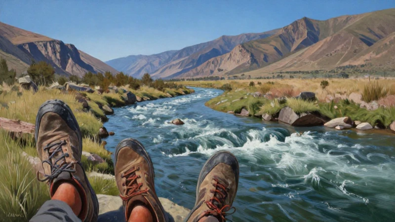 RÍOS de Durango: Descubre su HIDROGRAFÍA y BELLEZA ÚNICA 9 Pintura realista de paisaje mexicano sereno