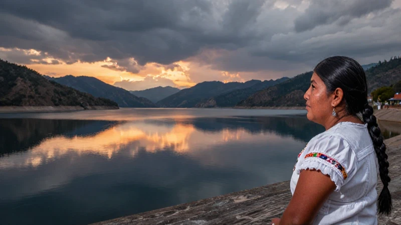 RÍOS, LAGOS y PRESAS: DESCUBRE ACUÍFEROS en Michoacán 3 Atardecer mexicano reflejado en un lago tranquilo