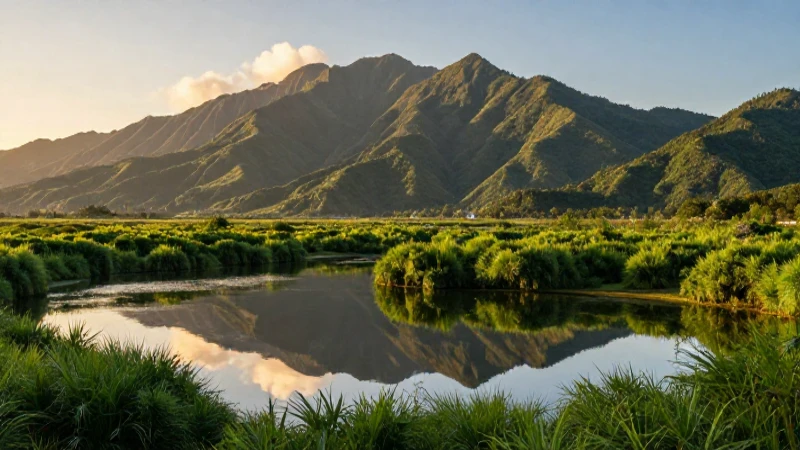 RÍOS de Tlaxcala y LAGUNAS: Descubre SUS BELLEZAS Ocultas 5 Reflejos montañosos, vegetación exuberante y luz dorada