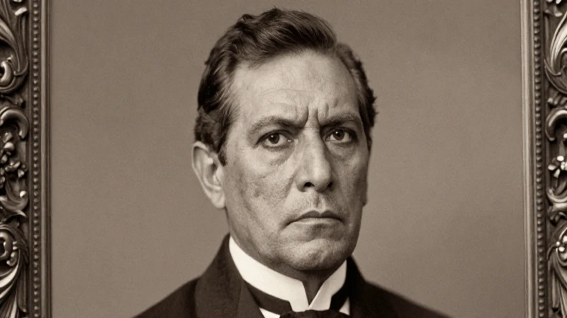 La Asombrosa Historia del 23° Presidente de México 7 Retrato formal de Porfirio Díaz en sepia