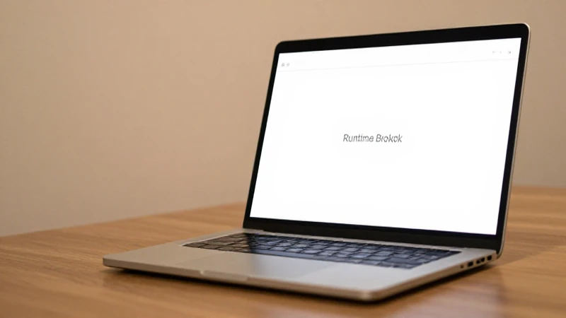 Laptop iluminada sobre escritorio, desenfocado y cálido