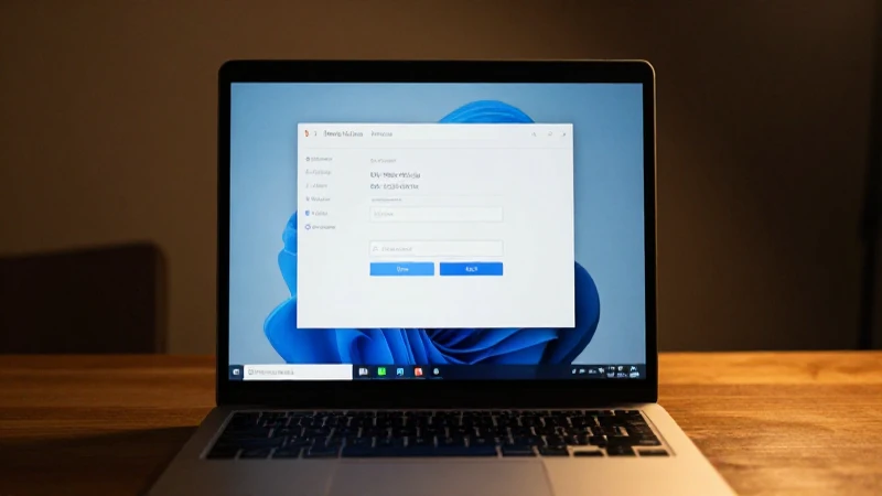Procesos de Windows en portátil, iluminación cálida