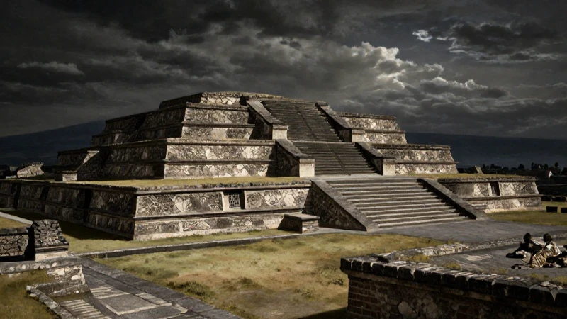 Ruta de Cortés: Descubre la HISTORIA de Tenochtitlan 8 Ruinas de Tenochtitlan con conquista española se pintan dramáticamente