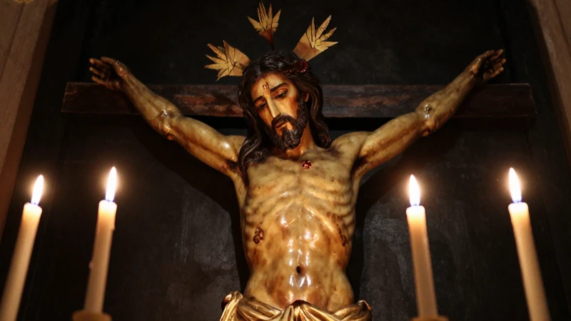 Figura mesiánica, mestiza, en pintura devocional