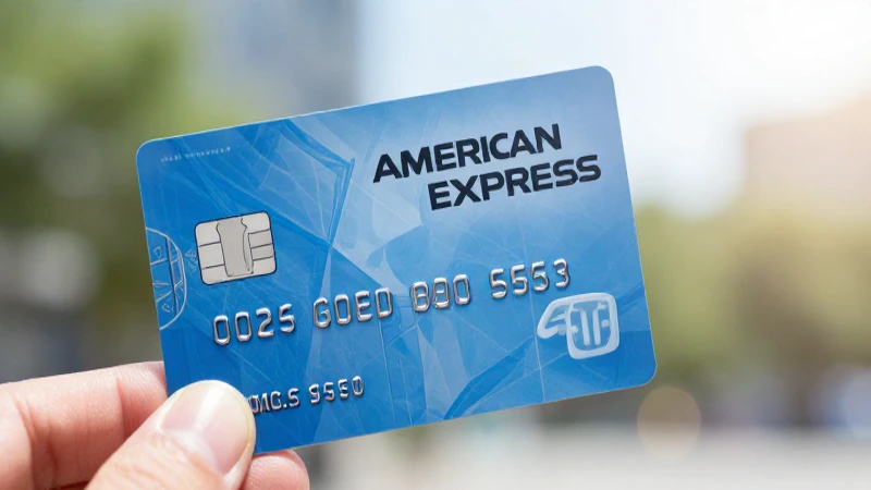 Tarjeta American Express bajo luz diurna