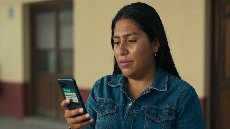 Cómo consultar saldo en Santander por mensaje de texto 3 Persona mestiza usando un banco en su móvil