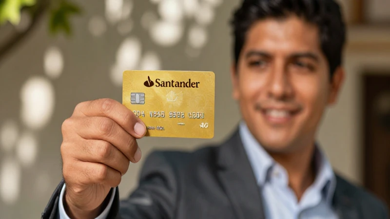Tarjeta Santander Gold, estilo casual y cálido