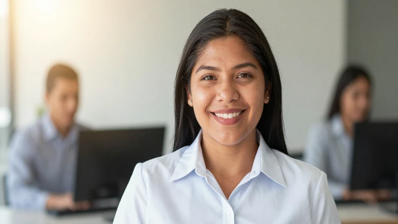 Cómo canjear tus Puntos Santander de manera eficiente 3 Mujer mexicana sonríe bajo luz brillante