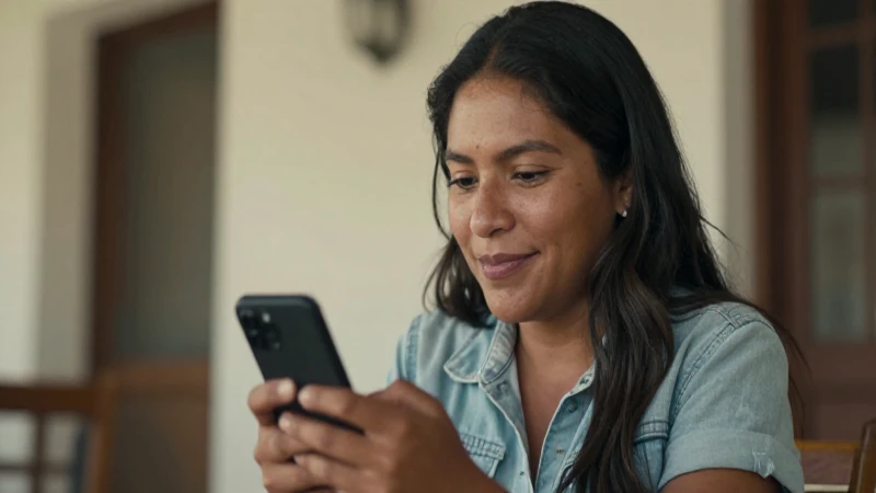 Contacto Scotiabank: Teléfono, Sucursales y Servicios en Línea 4 Mujer mestiza sonríe mirando su teléfono