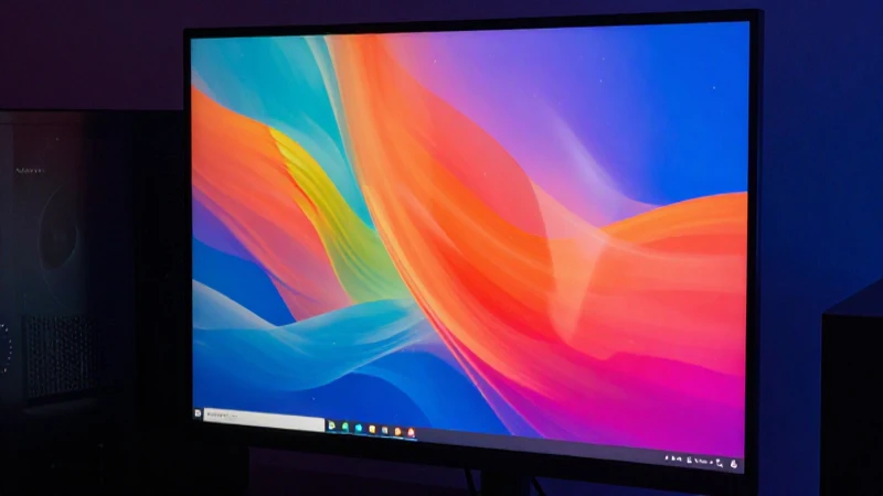 Cómo evitar screen tearing en monitor y tarjeta gráfica 6 Monitor muestra colores vivos y realistas