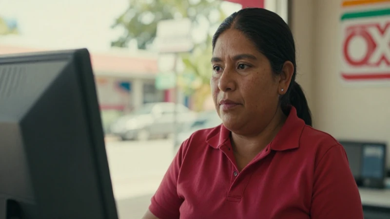 Cómo se puede hacer un depósito en Oxxo a través de Mercado Pago 3 Joven mestiza sonriente frente al mostrador de Oxxo