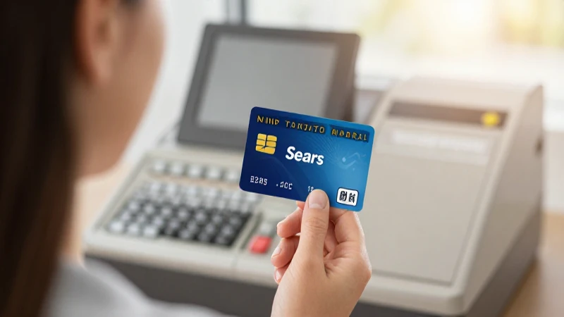 Mujer usa Tarjeta Sears para obtener efectivo
